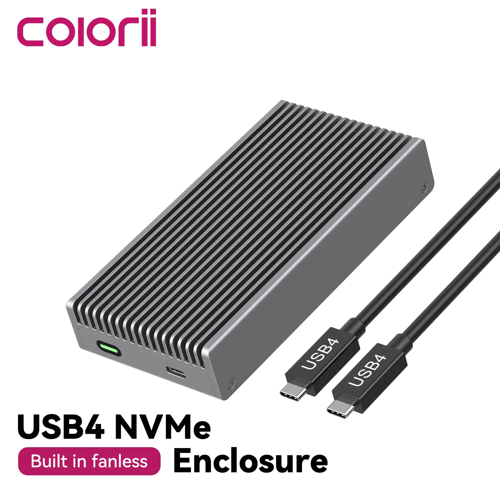 Usb4 40Gbps External Ssd 8Tb - Boîtier SSD USB4 M.2 NVMe 40Gbps