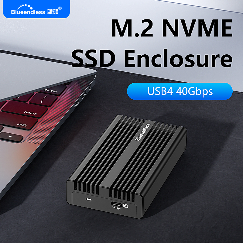 Usb4 40Gbps External Ssd 8Tb - Boîtier SSD NVMe Blueendless 40 Gbps