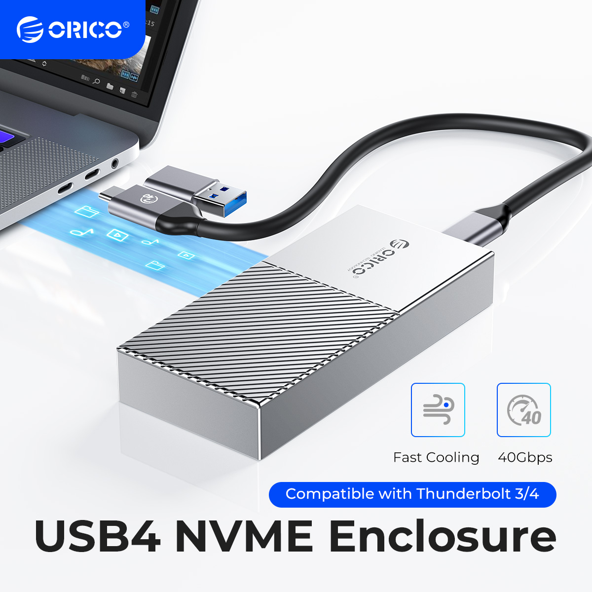 ORICO-Boîtier SSD en aluminium - Thunderbolt 4 External Ssd 4Tb avis et prix
