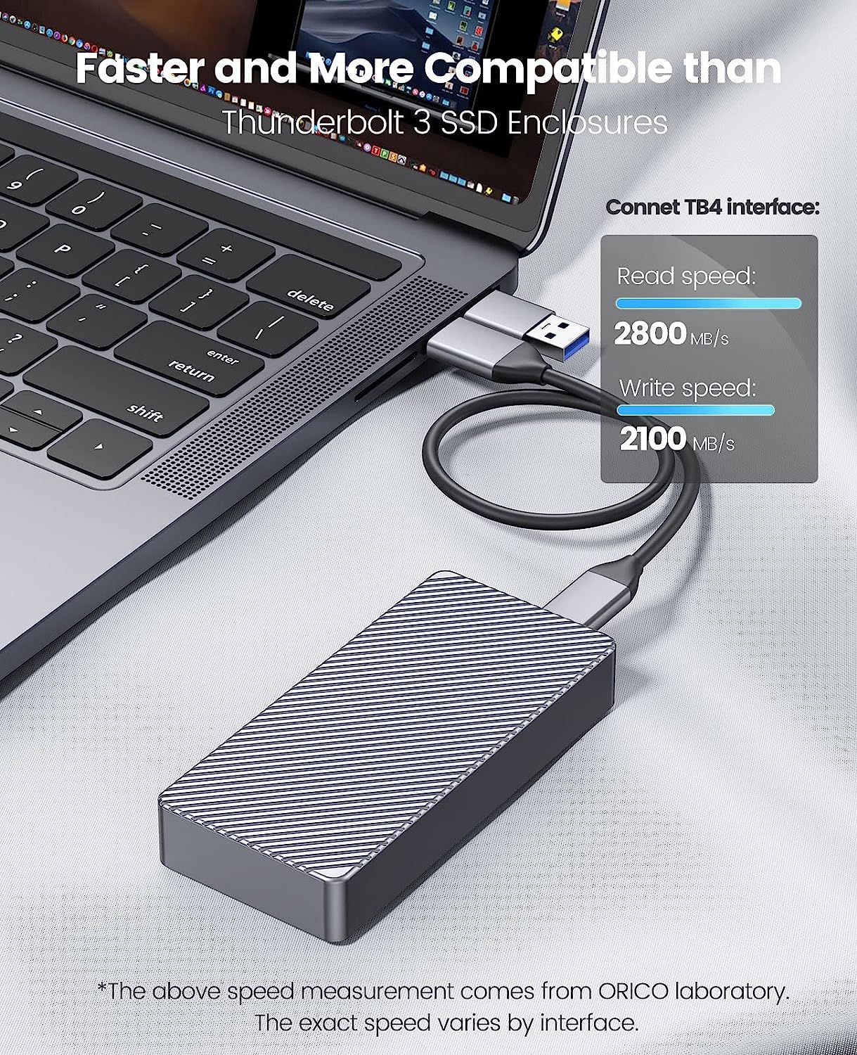 ORICO 40Gbps M.2 NVMe SSD boît - Thunderbolt 4 External Ssd 4Tb avis et prix
