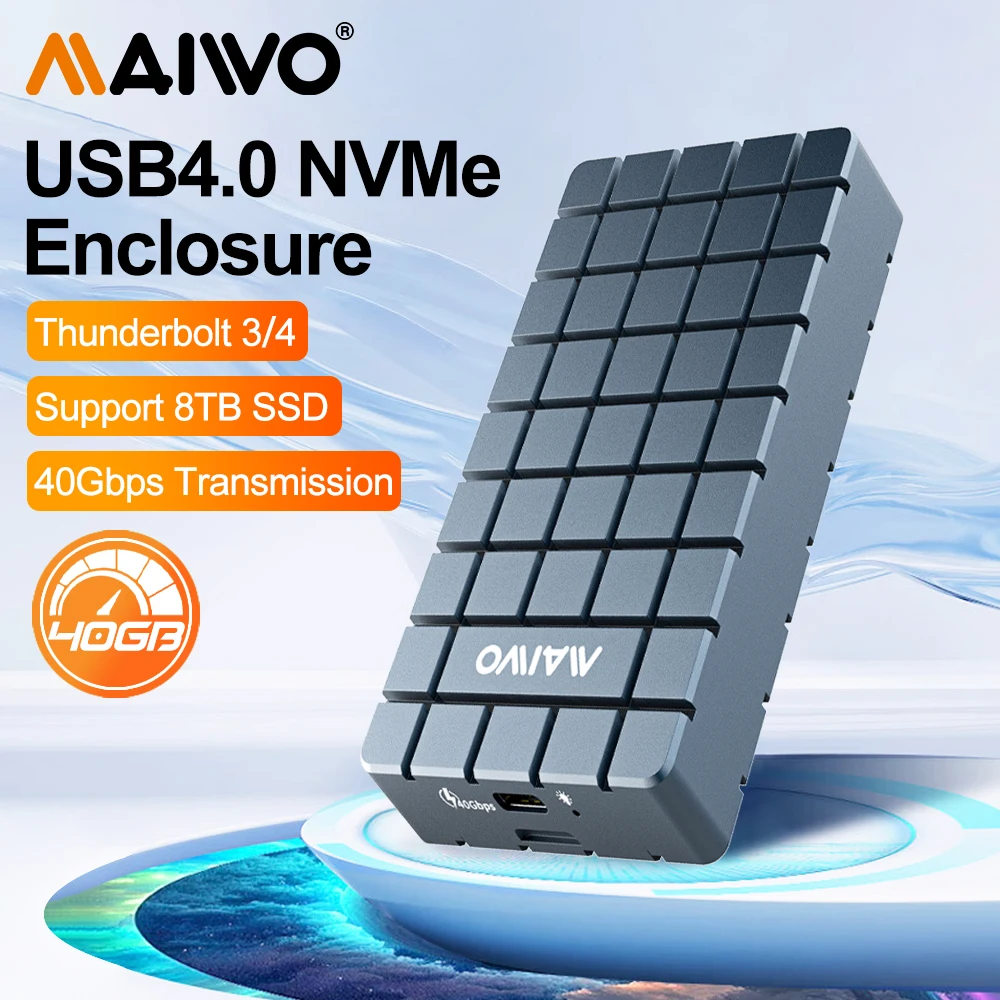 MAIWO-Boîtier SSD M.2 NVMe USB - Usb4 40Gbps External Ssd 8Tb avis et prix