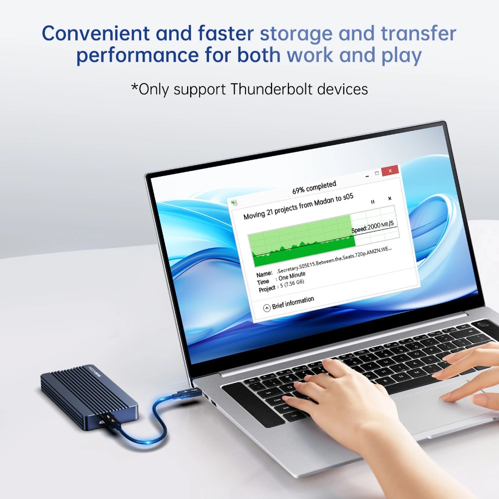 Boîtier Acasis 40 Gbps USB 4.0 - 8Tb M2 Nvme Ssd avis et prix